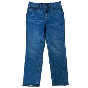 J Crew Factory 28 Essential Straight Jeans All Day Stretch Meadow Blue BJ823